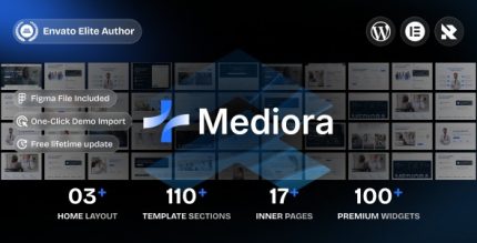 Mediora - Doctor & Medical Clinic Elementor WordPress Theme