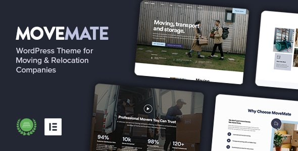 MoveMate 1.1 – Moving Company WordPress Theme