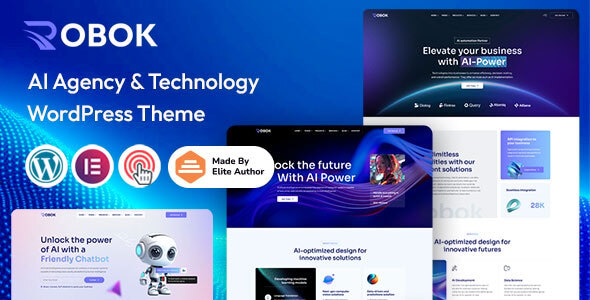 Robok 1.2 – AI Agency WordPress Theme