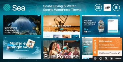 Sea - Scuba Diving & Water Sports WordPress Theme