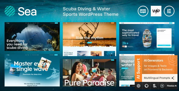 Sea 1.2.2 – Scuba Diving & Water Sports WordPress Theme