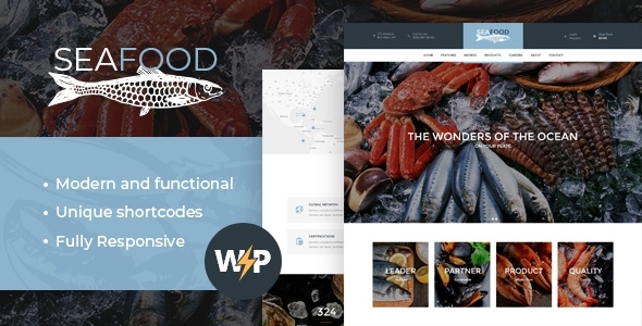 SeaFood Company 1.5.14 – Fish Restaurant WordPress Theme