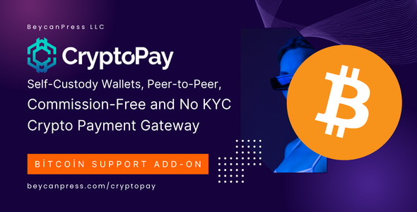 Bitcoin crypto payments support for CryptoPay 1.4.3