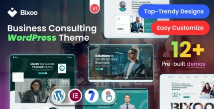 Bixoo - Business Consulting WordPress Theme