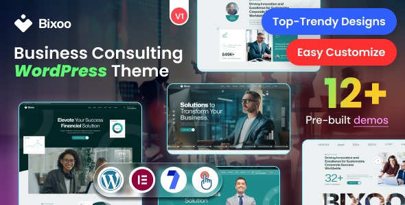 Bixoo - Business Consulting WordPress Theme