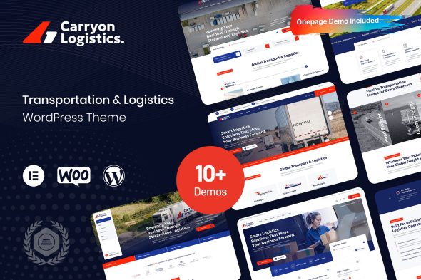Carryon 1.0.0 – Transportation & Logistics Theme
