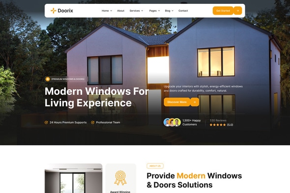 Doorvista  – Door & Window Elementor Template Kit