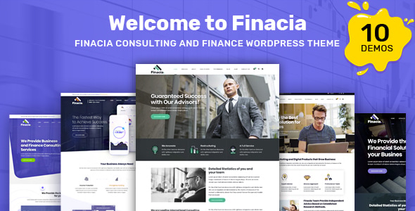 Finacia 2.0.0 – Finance & Business WordPress Theme