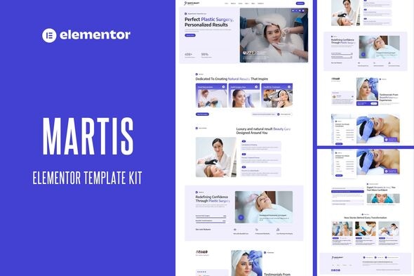 Martis  – Plastic Surgery Clinic Elementor Template Kit