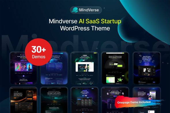 Mindverse 1.0.0 – SaaS & AI Startup WordPress Theme