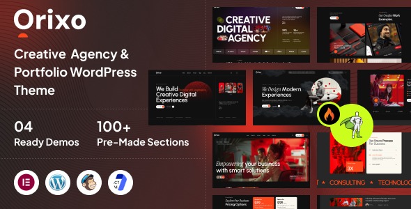 Orixo 1.0.0 – Creative Agency & Portfolio WordPress Theme