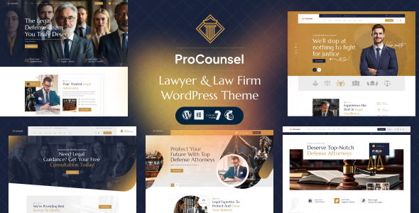Procounsel 1.0.0 – Law Firm WordPress Theme