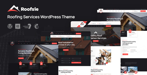 Roofsie 1.1 – Roofing Services WordPress Theme