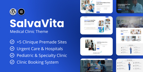 SalvaVita 1.4.0 – Medical Clinic WordPress Theme