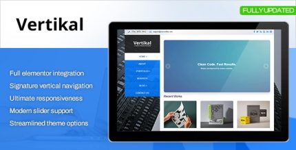Vertikal - Responsive WordPress Theme