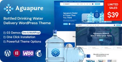 Aguapure - Drinking Water Company WordPress Theme
