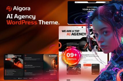 Aigora - AI Agency WordPress Theme