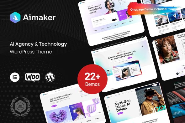 Aimaker 1.0.0 – AI Agency & Technology WordPress Theme
