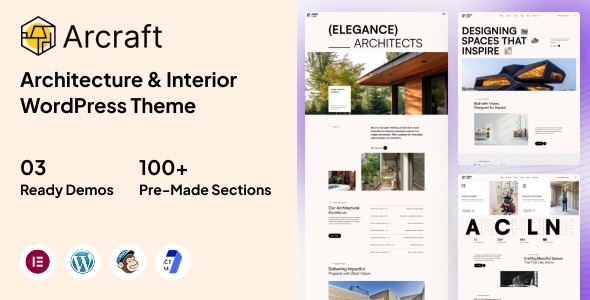 Arcraft 1.0.0 – Architecture & Interior WordPress Theme