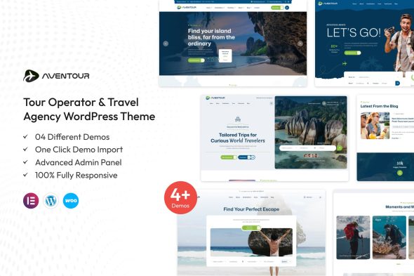 Aventour 1.0.0 – Tour & Travel Agency WordPress Theme