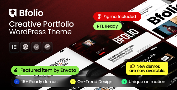 Bfolio 1.1.3 – Creative Portfolio WordPress Theme