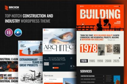 Brickox - Construction & Industry WordPress Theme