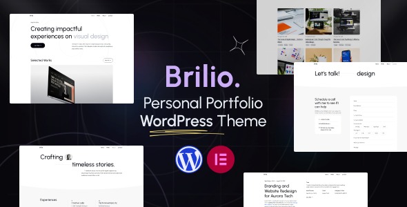 Brilio 1.0.0 – Personal Portfolio WordPress Theme