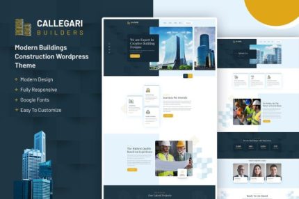 Callegari - Buildings Construction WordPress Theme