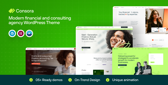 Consora 1.0.0 – Business Finance & Consulting WordPress Theme