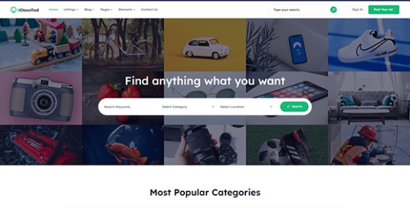 dClassified 2.0.23 – Smart and Powerful Directory & Listing WordPress Theme