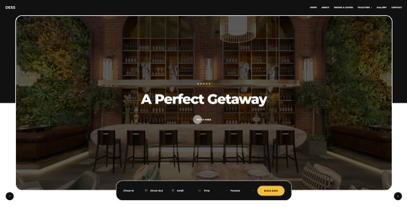 Dess 1.0.0 – Hotel & Resort WordPress Theme