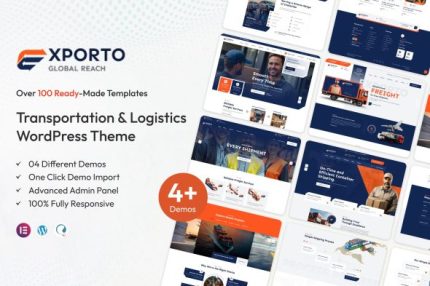 Exporto - Transportation WordPress Theme