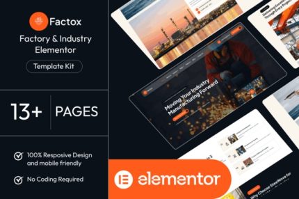 Factox - Factory & Industry Elementor Template Kit