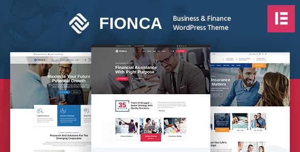 Fionca 2.9 – Business & Finance WordPress Theme
