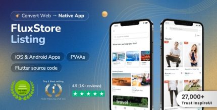 FluxStore Listing - The Best Directory WooCommerce app by Flutter