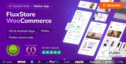 Fluxstore WooCommerce Flutter E-commerce Full App