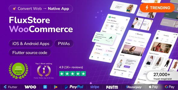 Fluxstore WooCommerce Flutter E-commerce Full App 6.3.0