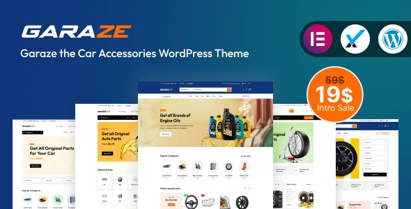 Garaze 1.0.0 – Car Accessories Parts WordPress Theme
