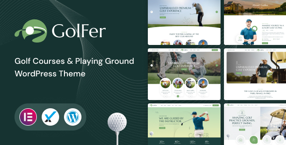 Golfer 1.0.0 – Golf Club & Course WordPress Theme