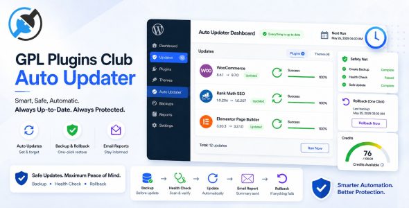 GPL Plugins Club Auto Updater 0.20.0