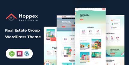 Hoppex - Real Estate and Architect Group WordPress Theme
