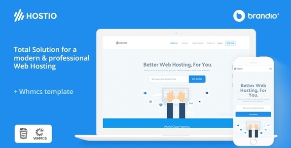 Hostio 1.0.0 – Web Hosting & WHMCS WordPress Theme