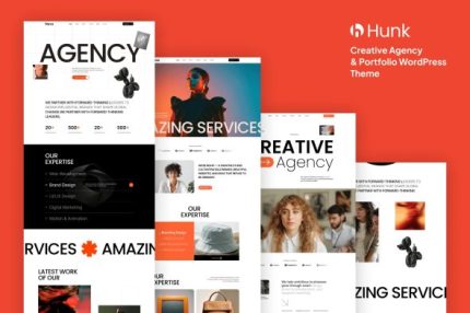 Hunk - Digital Agency & Portfolio WordPress Theme