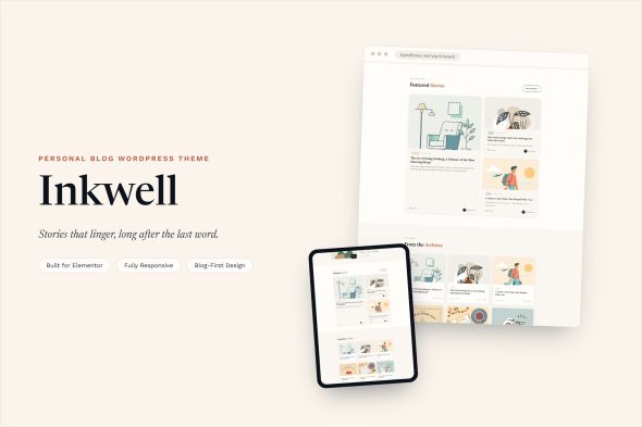 Inkwell 1.0.2 – Personal Blog WordPress Theme