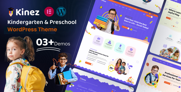 Kinez 1.0.0 – Kindergarten & School WordPress Theme