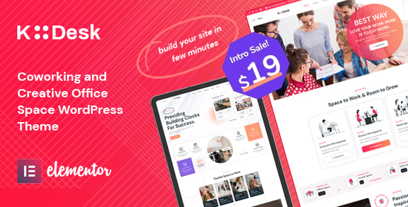 Kodesk 1.5 – Coworking and Office Space WordPress Theme