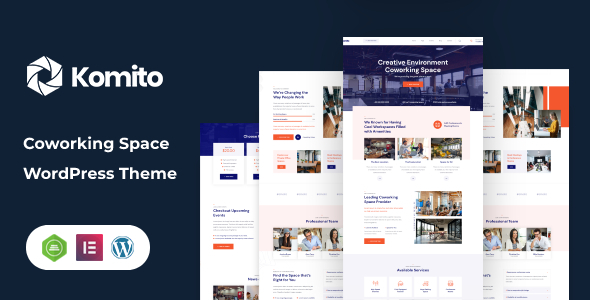 Komito 1.6 – Co-Working WordPress Theme