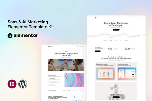 Mthink  – AI Marketing Elementor Template Kit