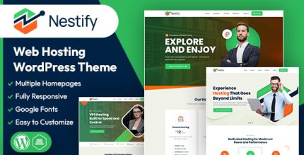 Nestify - Web Hosting WHMCS & WordPress Theme