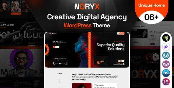 Noryx 1.0.0 – Digital Agency & Creative WordPress Theme